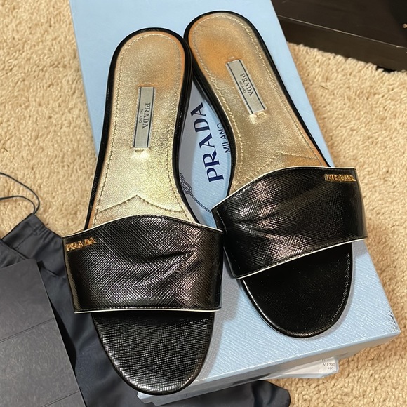 Prada black sandal slipper - Picture 2 of 6